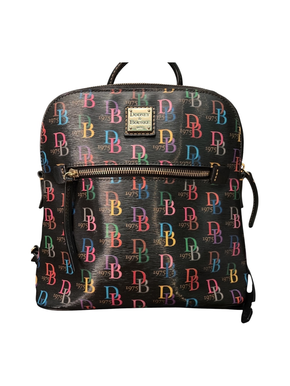 Dooney & Bourke DB75 Multi Zip Pod Backpack